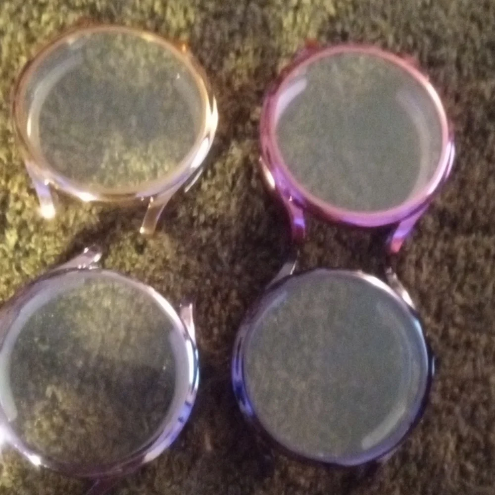 Set of Four Watch Cases in Multicolor